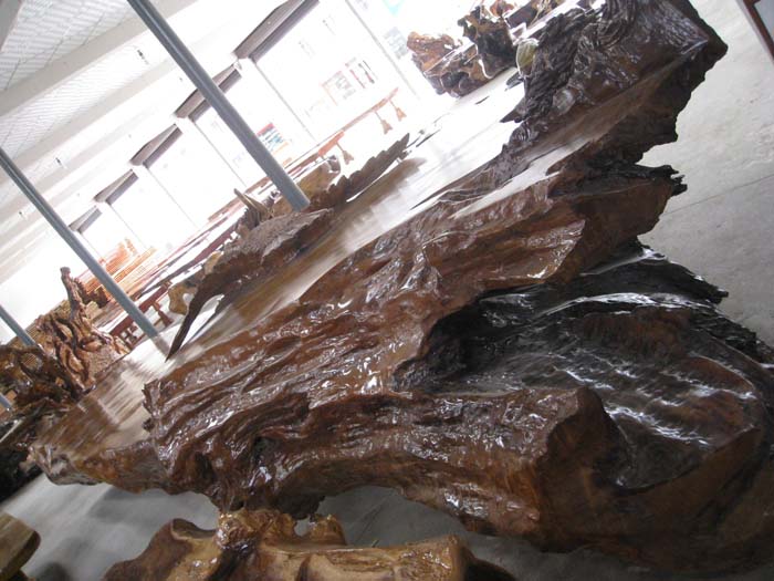 黄心楠根雕茶桌